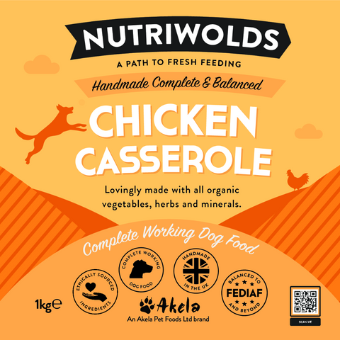 Chicken Casserole Working Dog Complete 1kg