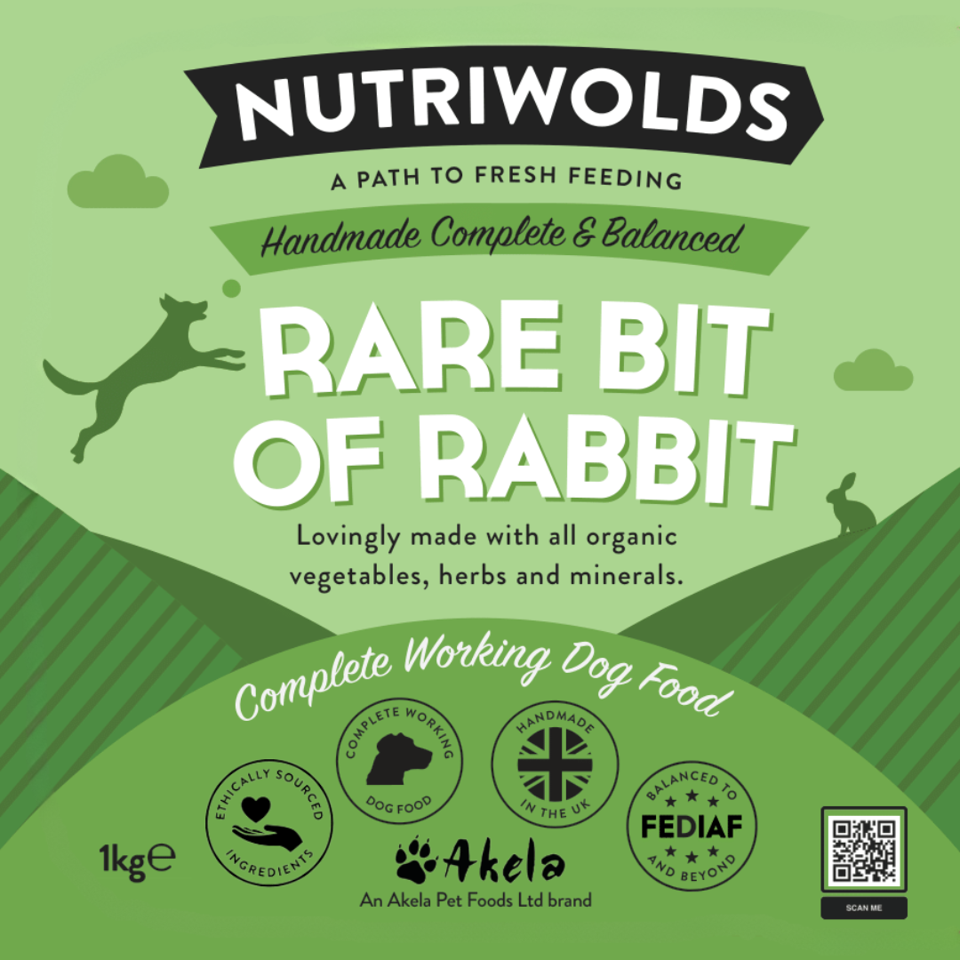 Rare Bit of Rabbit Working Dog Complete 1kg