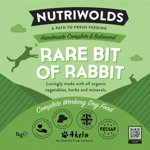 Rare Bit of Rabbit Working Dog Complete 1kg